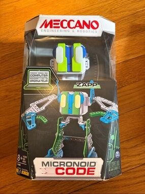 Meccano Micronoid Code Zapp Educational Robotics Toy - Blue, Green, Yellow